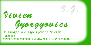 vivien gyorgyovics business card